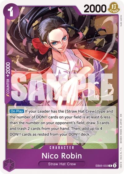 Nico Robin #EB05-033 Extra Booster: One Piece Heroines Edition Vol. 2