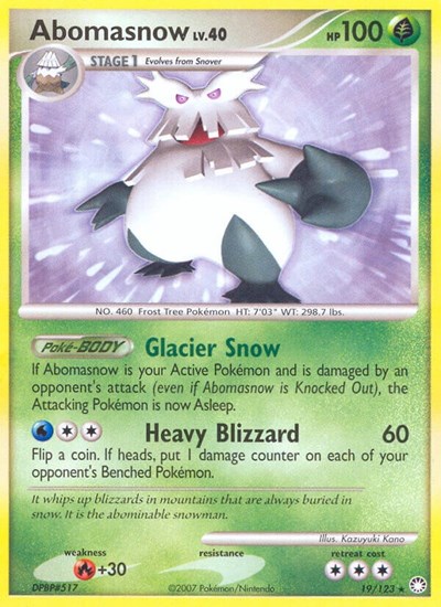 Abomasnow #19 Mysterious Treasures