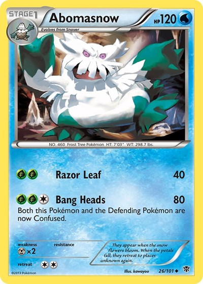 Abomasnow #26 Plasma Blast