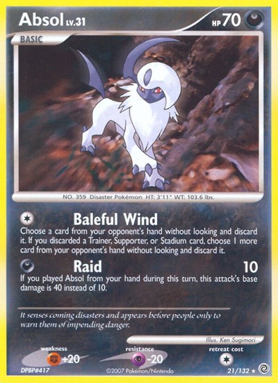 Absol #21 Secret Wonders