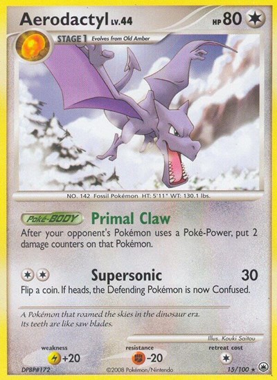 Aerodactyl #15 Majestic Dawn