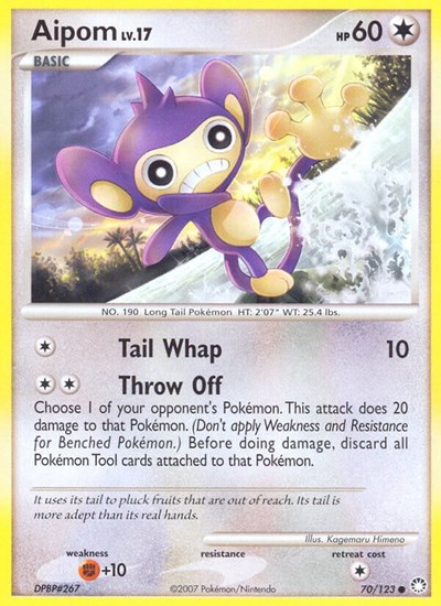 Aipom #70 Mysterious Treasures