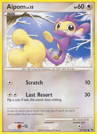 Aipom #51 Majestic Dawn