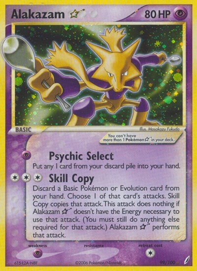 Alakazam Star #99 Crystal Guardians