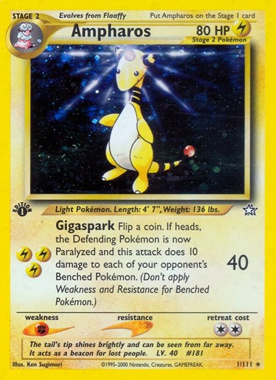 Ampharos #1 Neo Genesis