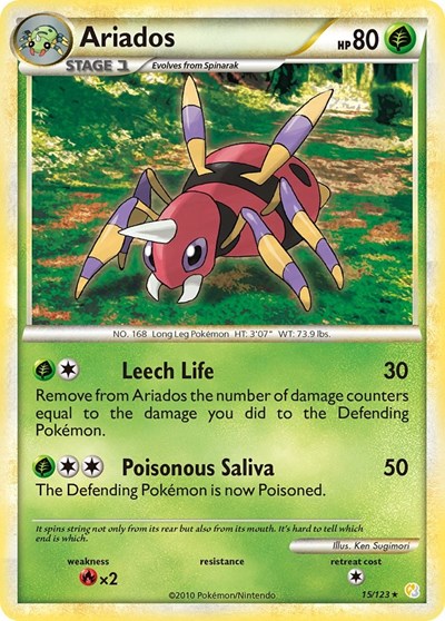 Ariados #15 HeartGold SoulSilver