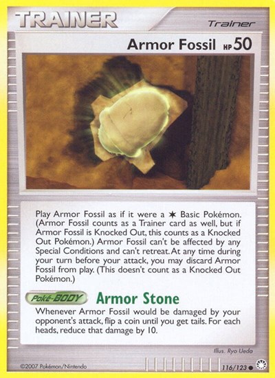 Armor Fossil #116 Mysterious Treasures