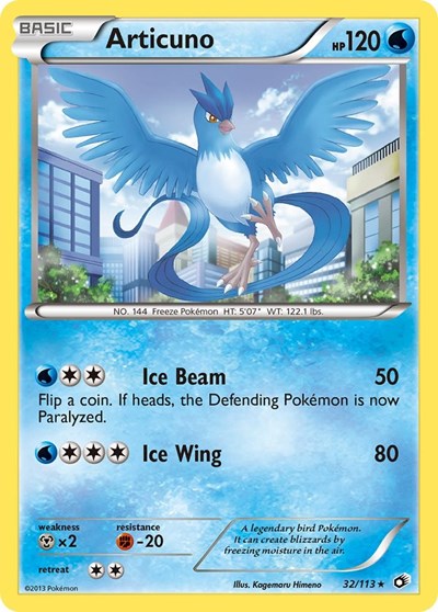 Articuno #32 Legendary Treasures