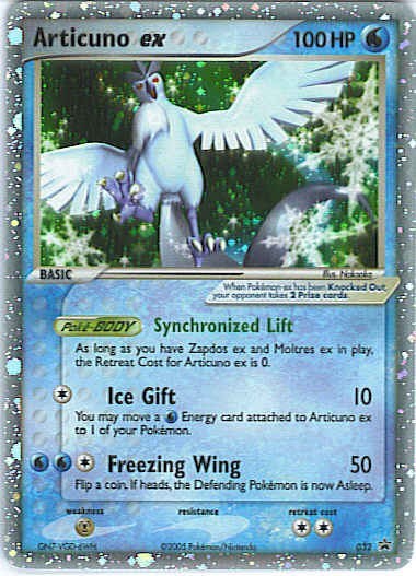 Articuno ex - 032 #32 Nintendo Promos