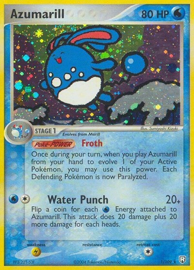 Azumarill #1 Team Rocket Returns