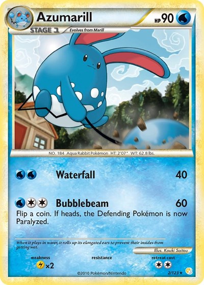 Azumarill #2 HeartGold SoulSilver