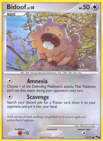 Bidoof #11 POP Series 6