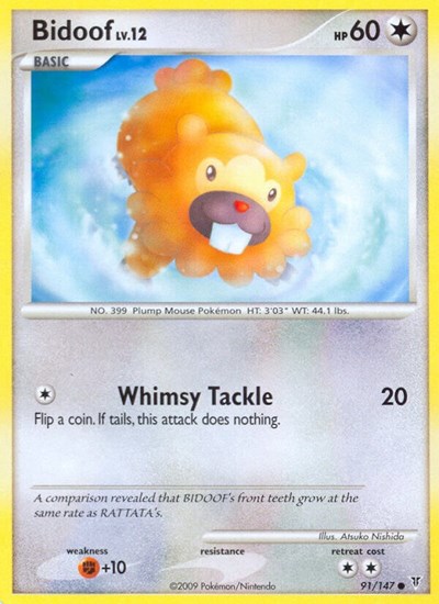 Bidoof #91 Supreme Victors