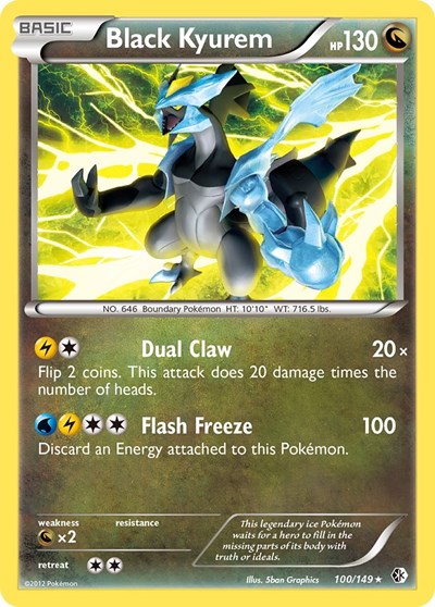 Black Kyurem #100 Boundaries Crossed