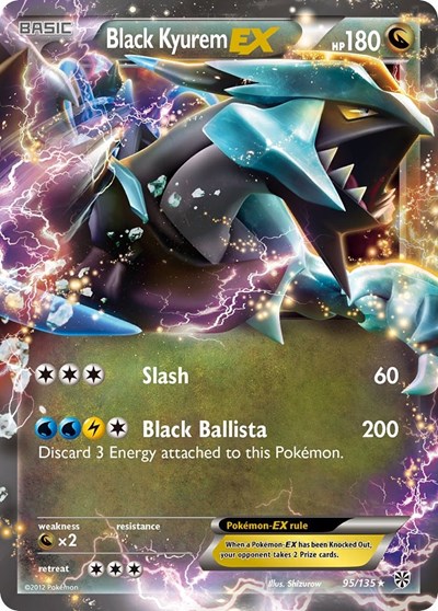 Black Kyurem EX #95 Plasma Storm