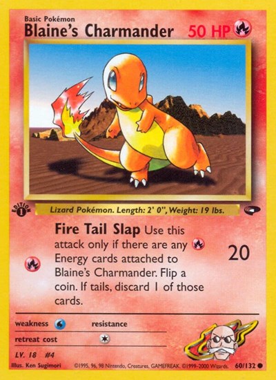 Blaine's Charmander #60 Gym Challenge