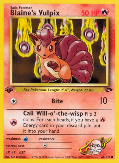 Blaine's Vulpix #66 Gym Challenge