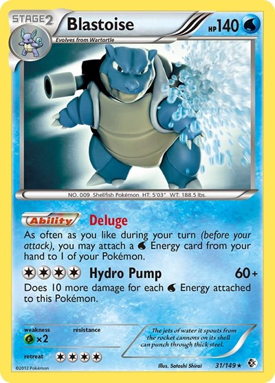 Blastoise #31 Boundaries Crossed
