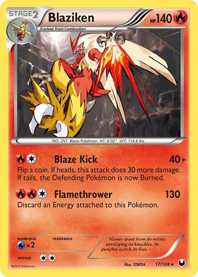 Blaziken #17 Dark Explorers