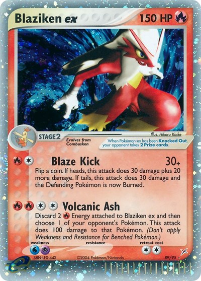 Blaziken ex #89 Team Magma vs Team Aqua
