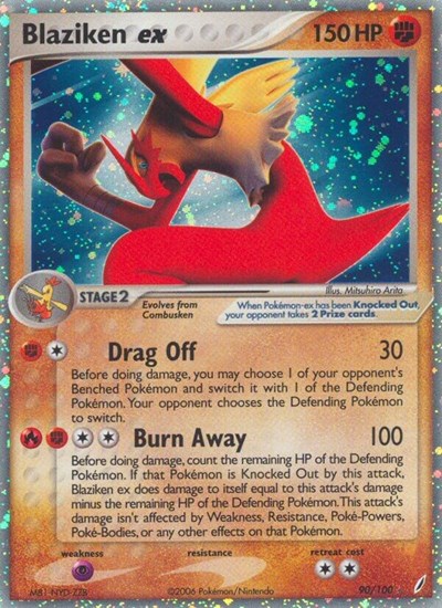 Blaziken ex #90 Crystal Guardians