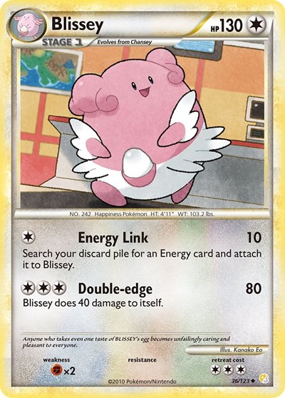 Blissey #36 HeartGold SoulSilver
