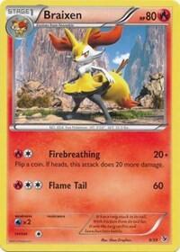 Braixen #9 Kalos Starter Set