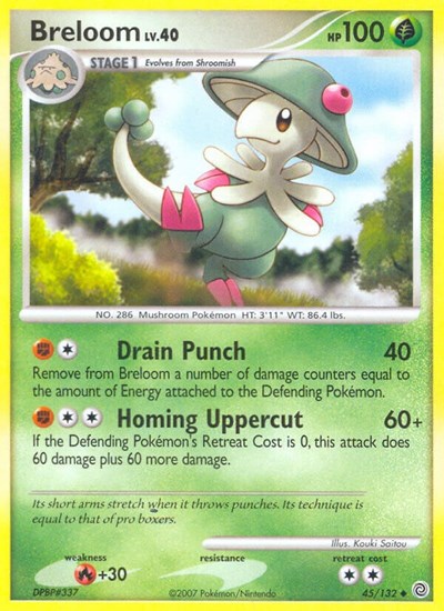 Breloom #45 Secret Wonders