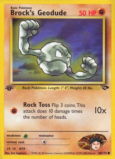 Brock's Geodude #68 Gym Challenge