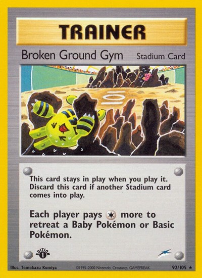 Broken Ground Gym #92 Neo Destiny