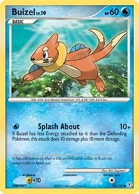 Buizel #72 Diamond and Pearl