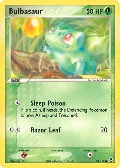 Bulbasaur #54 FireRed & LeafGreen