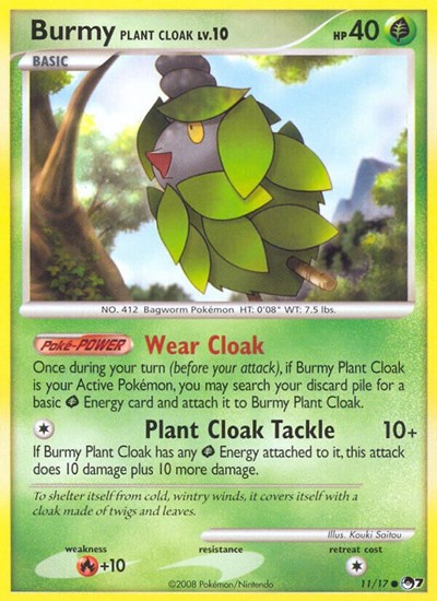 Burmy Plant Cloak #11 POP Series 7