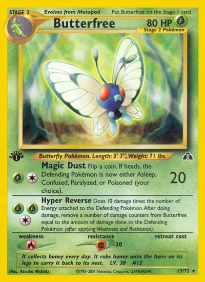 Butterfree #19 Neo Discovery