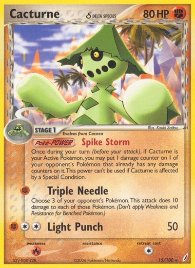 Cacturne #15 Crystal Guardians