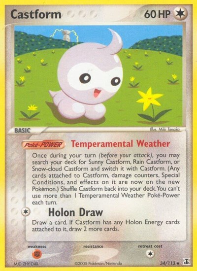 Castform #34 Delta Species