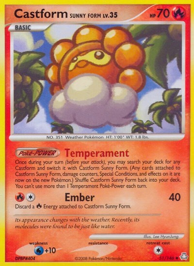 Castform Sunny Form #51 Legends Awakened