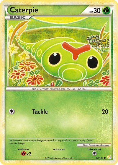 Caterpie #57 HeartGold SoulSilver