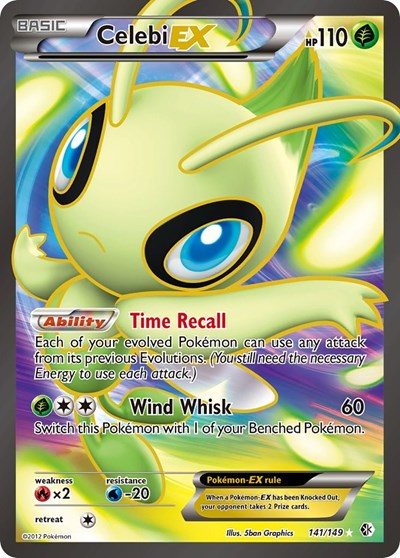 Celebi EX #141 Boundaries Crossed
