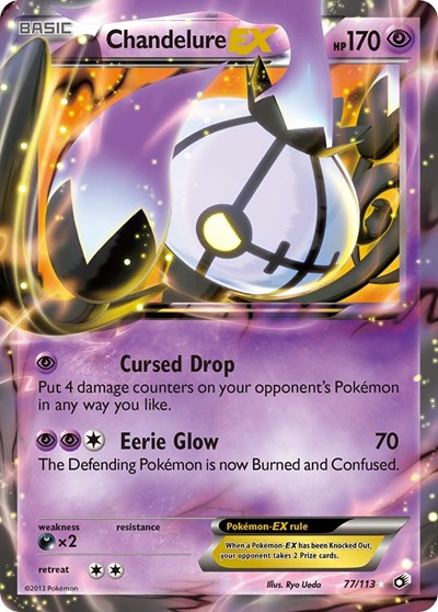 Chandelure EX #77 Legendary Treasures