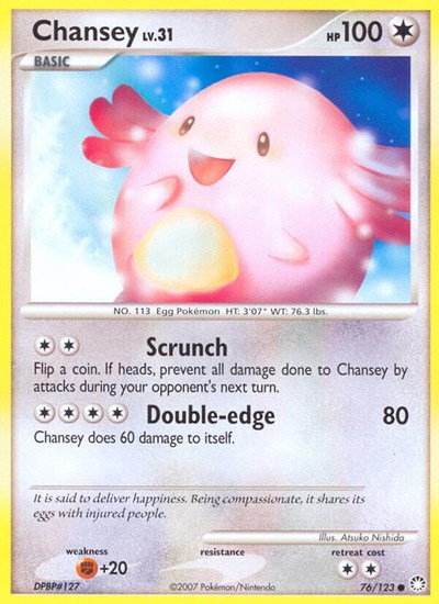 Chansey #76 Mysterious Treasures