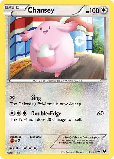 Chansey #80 Dark Explorers