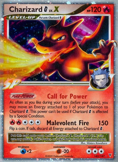 Charizard G Lv.X #143 Supreme Victors