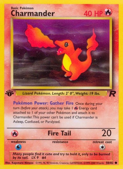 Charmander #50 Team Rocket