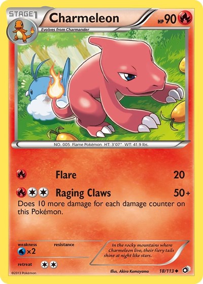 Charmeleon #18 Legendary Treasures