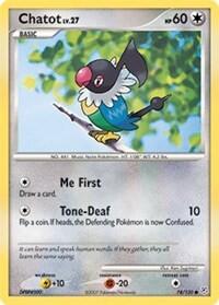 Chatot #74 Diamond and Pearl