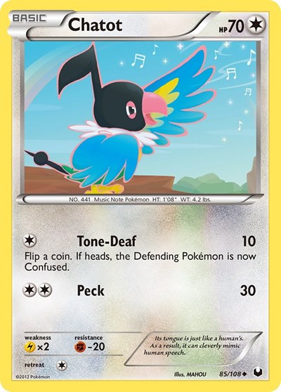 Chatot #85 Dark Explorers