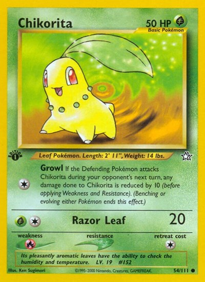 Chikorita #54 Neo Genesis