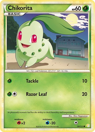 Chikorita #59 HeartGold SoulSilver