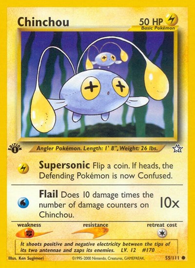 Chinchou #55 Neo Genesis